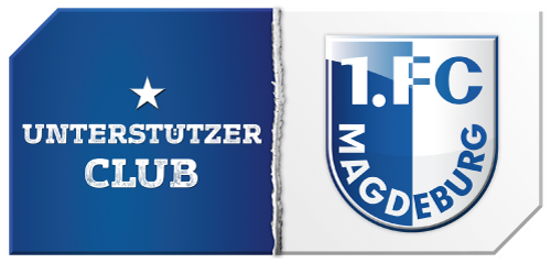 offizielles Logo des 1. FC Magdeburg auf der Website der Zahnarztpraxis Magdeburg 